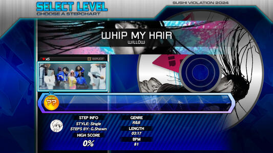 Music Selection Screen (SV10th)